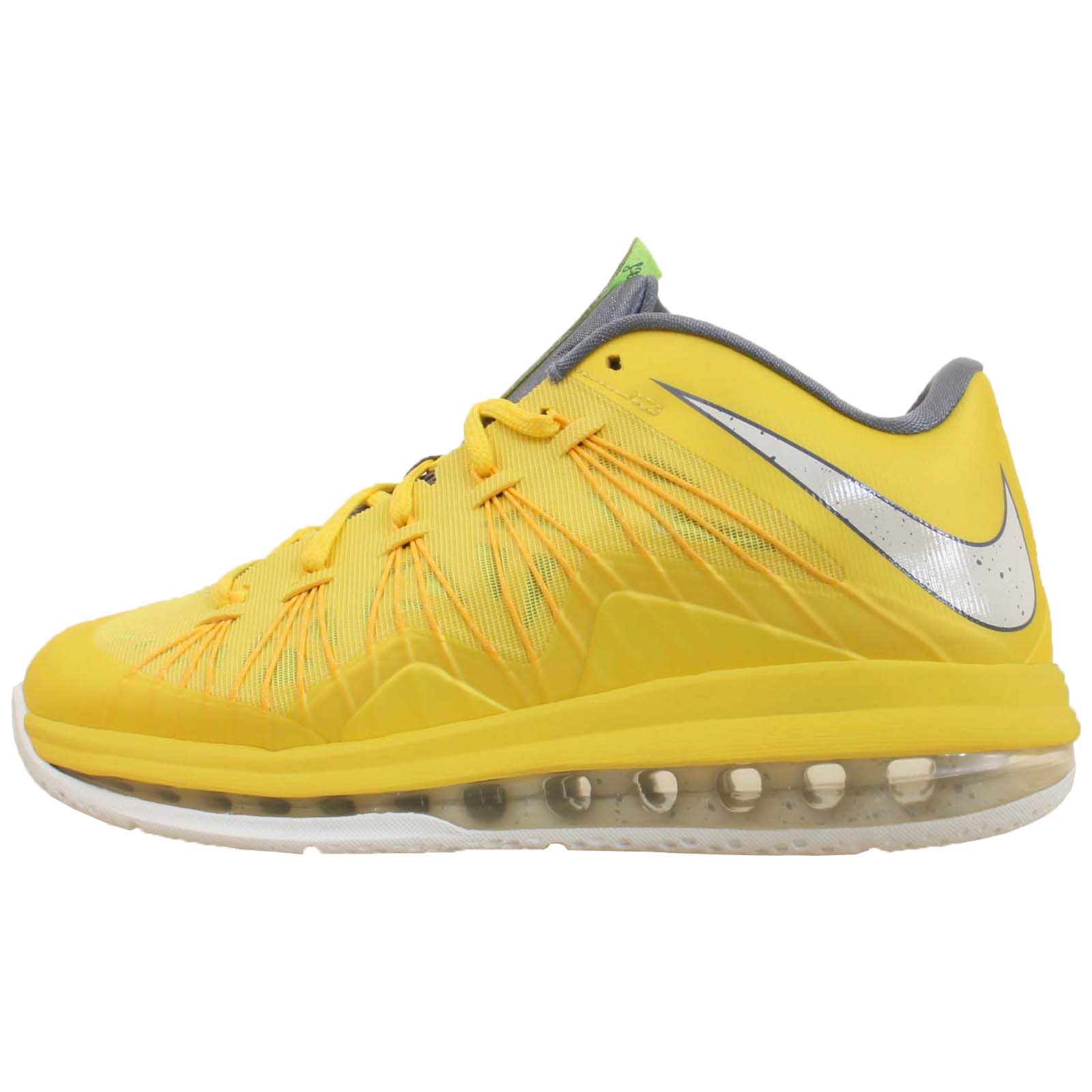 Nike Air Max LeBron 10 Low - Sonic Yellow / Sail - Cool Grey - Tour Yellow