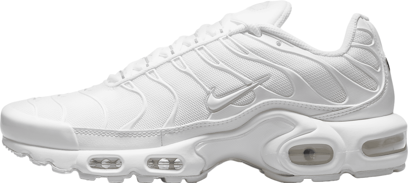 NIKE★WMNS AIR MAX PLUS★WHITE/WHITE/PURE PLATINUM Nike Womens Air Max Plus Shoes - White / White - Pure