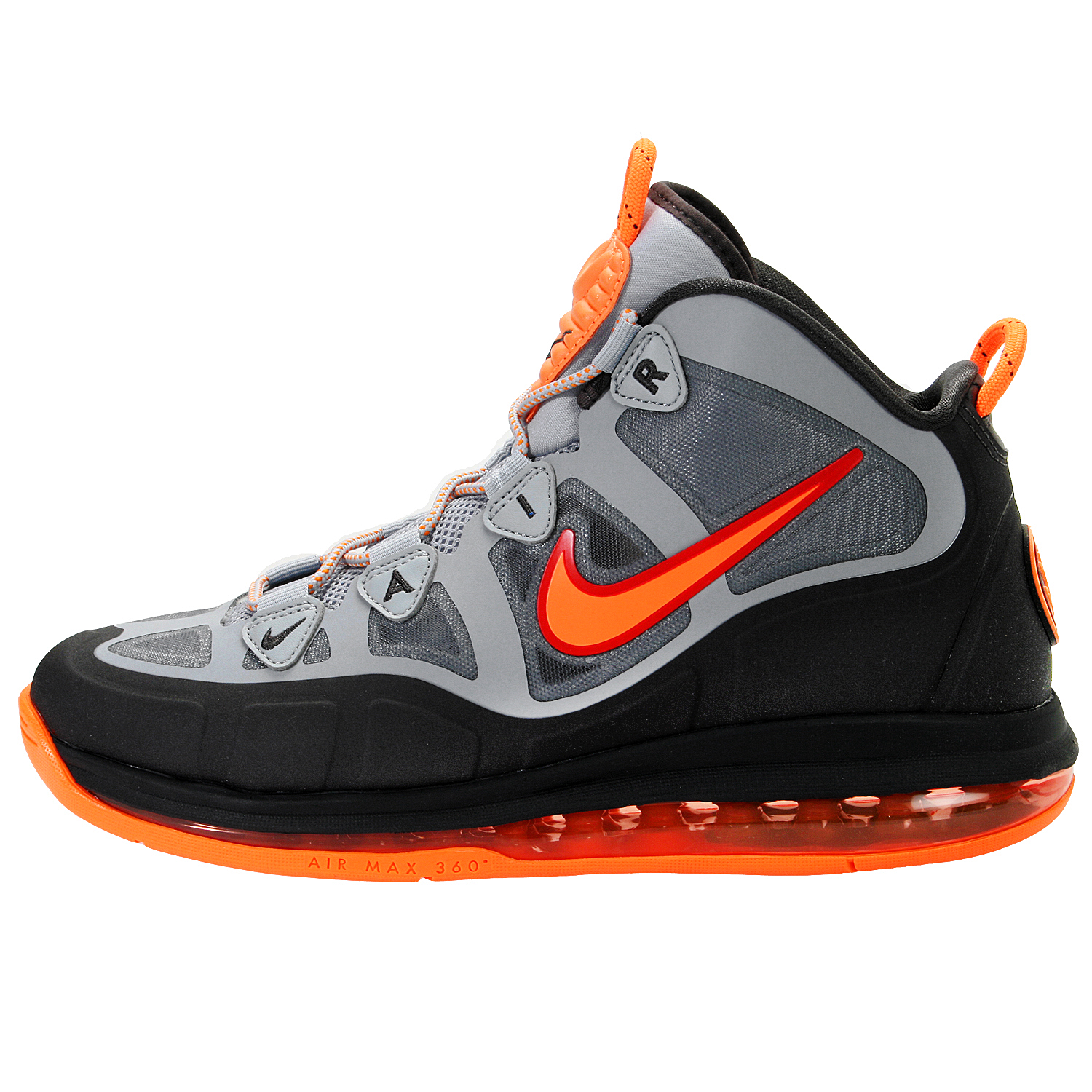 Nike Air Max Uptempo Fuse 360 - Stadium Grey / Bright Crimson - Night Stadium