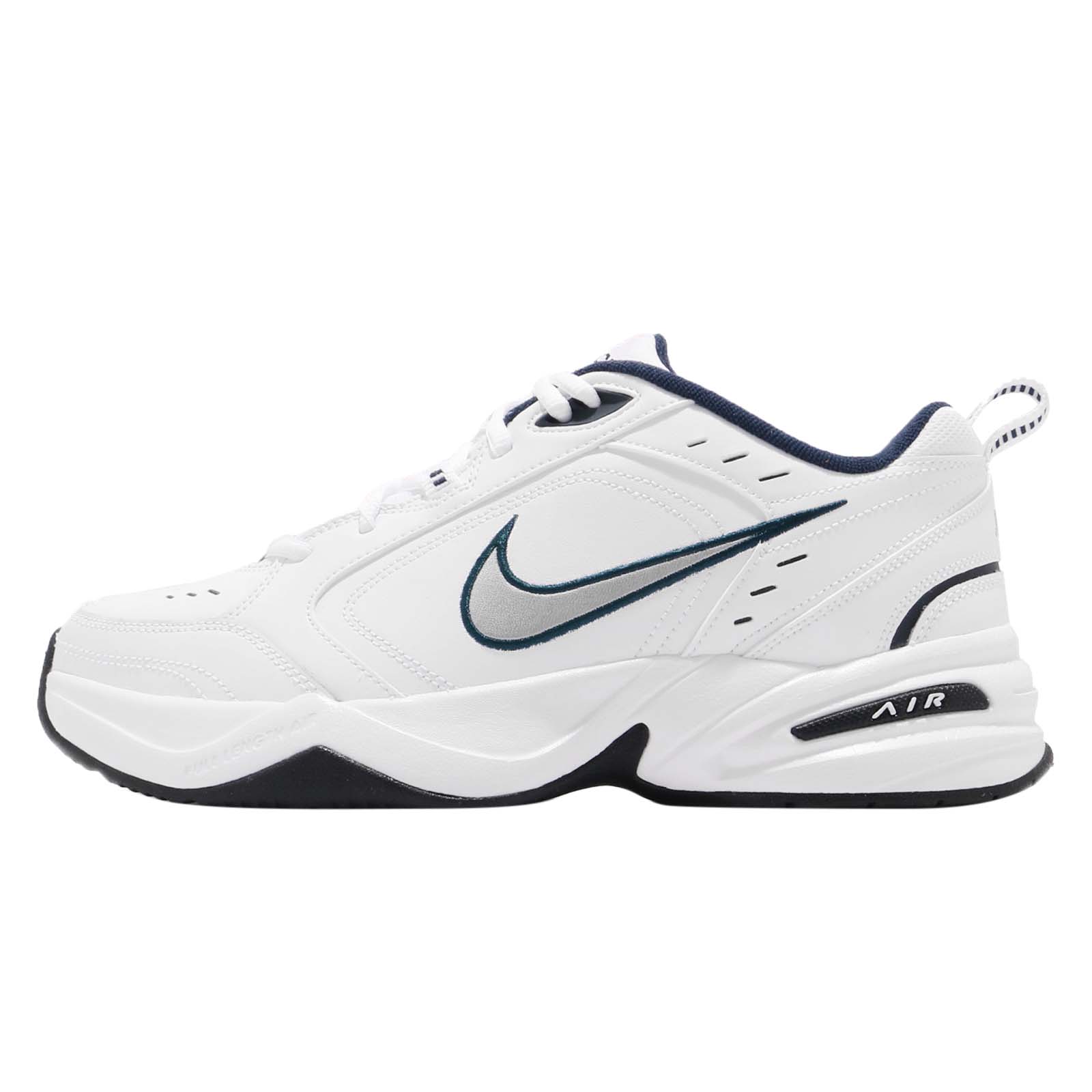 Nike Air Monarch 4 White Metallic Silver