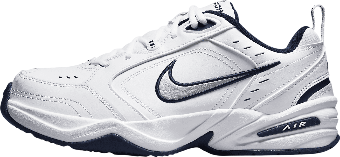 Nike Air Monarch 4 White / Midnight Navy (Extra Wide)