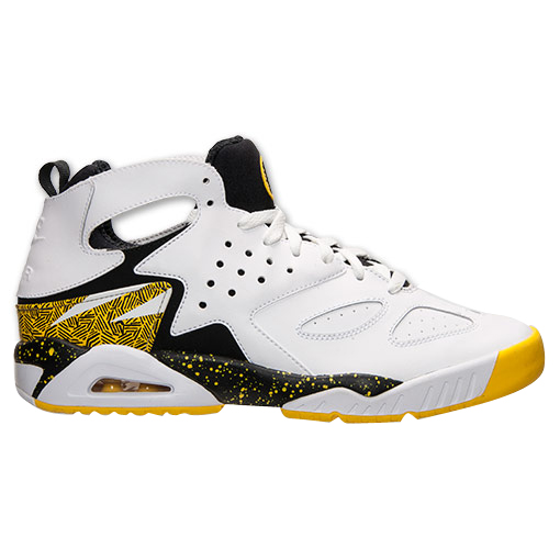 Nike air huarache black yellow best sale