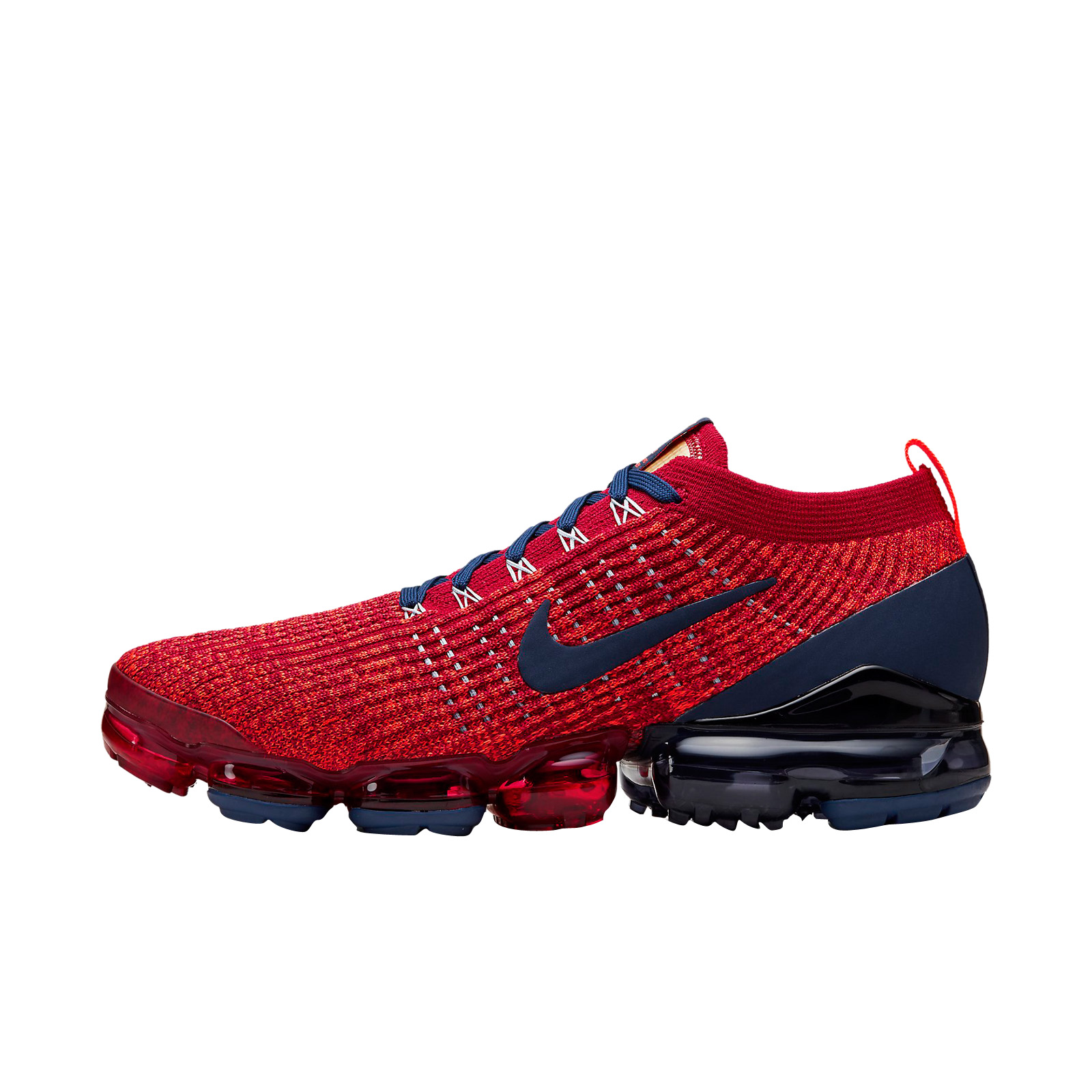 Nike Air Vapormax Flyknit 3 Noble Red Blue Void Jul 2020 AJ6900600 KicksOnFire