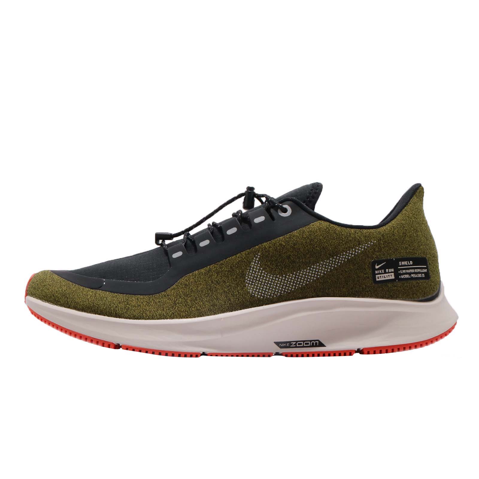 Nike Air Zoom Pegasus 35 Shield Olive Flak Metallic Silver