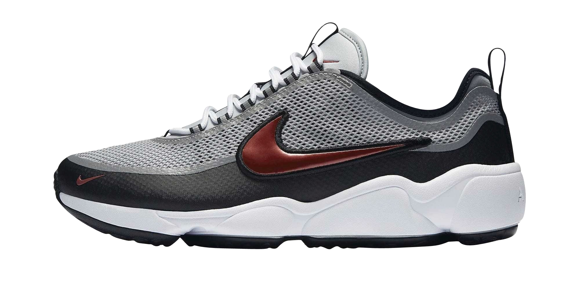 Nike Air Zoom Spiridon Ultra Metallic Silver Desert Red