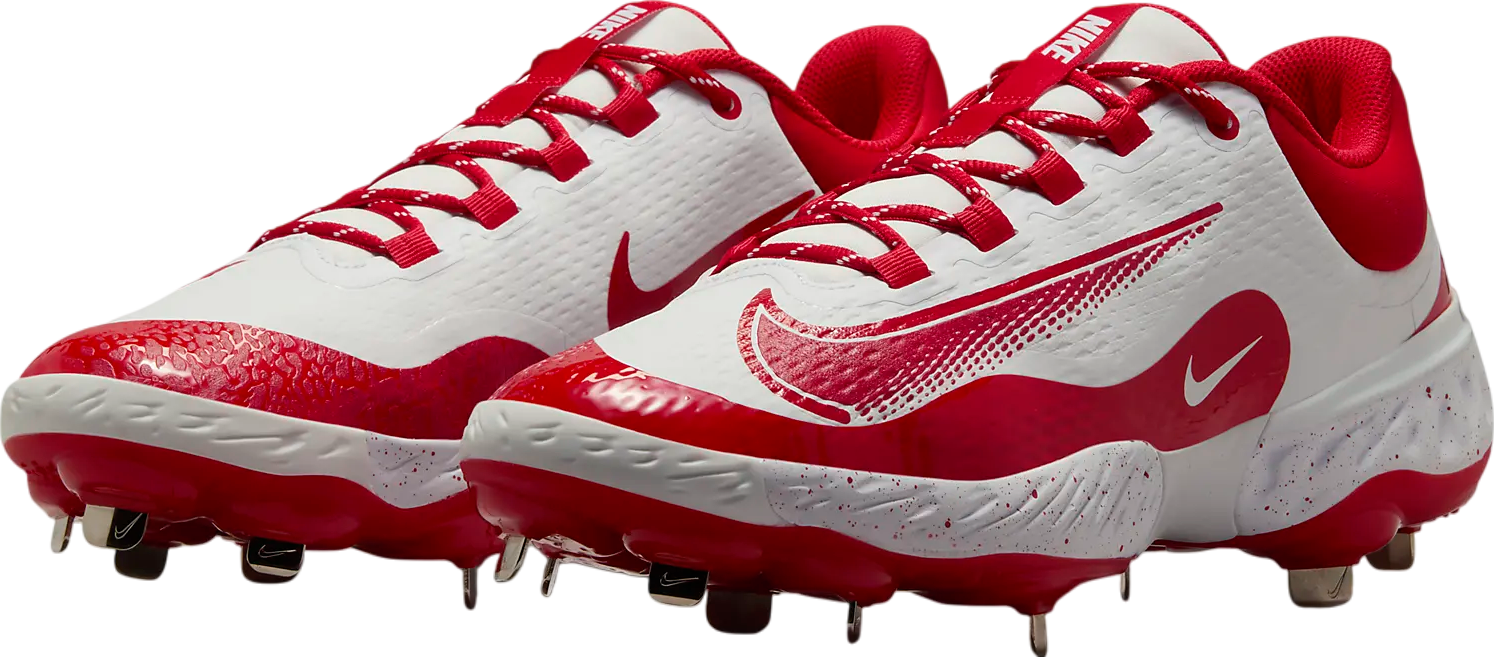 Nike Alpha Huarache Elite 4 Low White / University Red 2024 - Oct