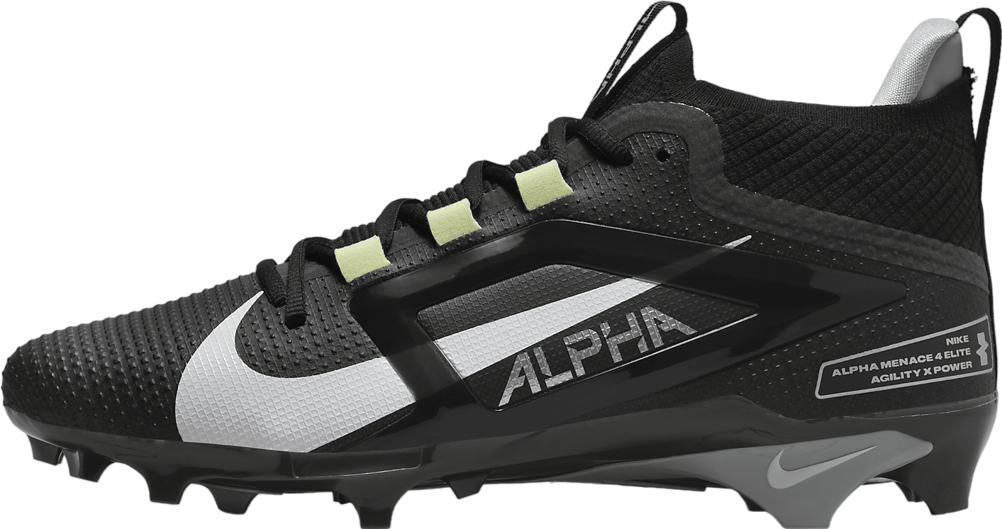 Nike Alpha Menace 4 Elite Black / Light Smoke Grey