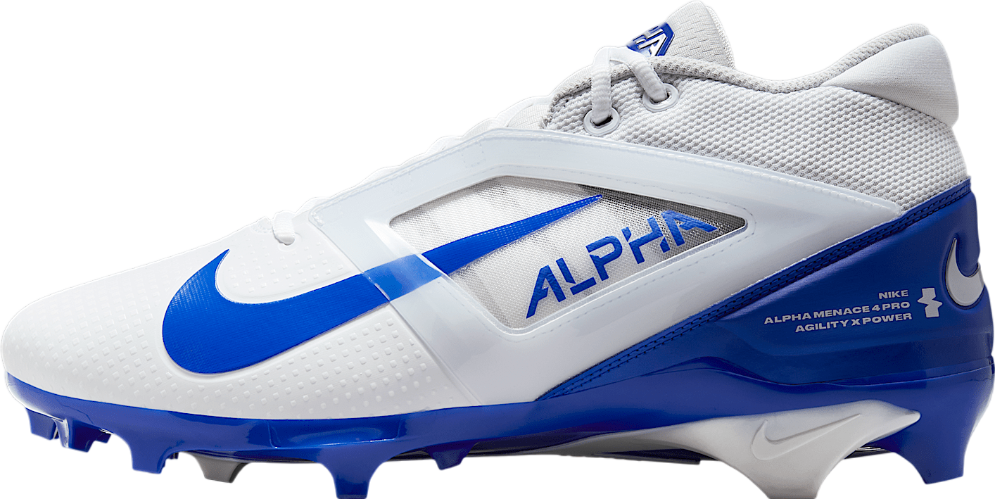 Nike Alpha Menace 4 Pro White / Metallic Silver - Mar 2024