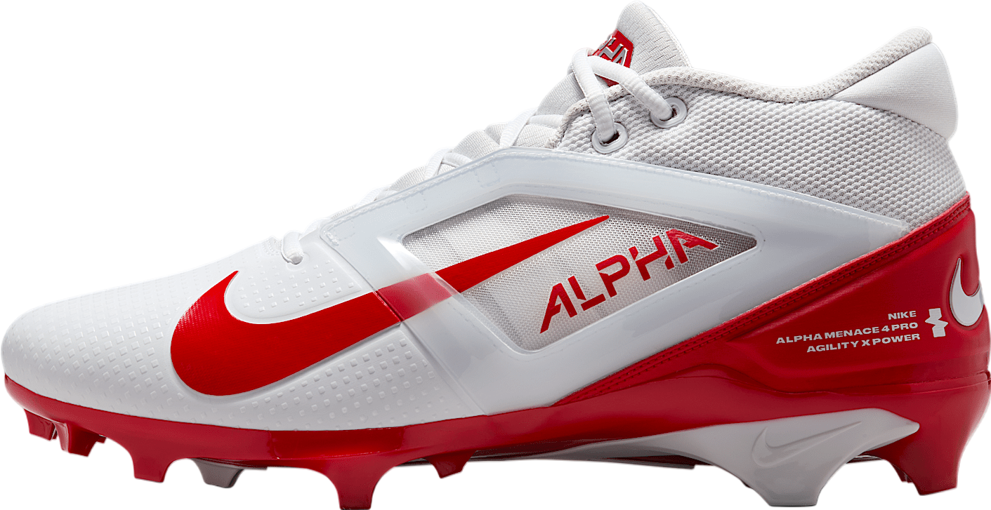 Nike Alpha Menace 4 Pro White / Metallic Silver - Mar 2024