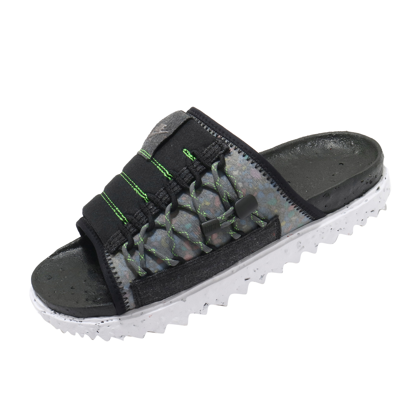 nike asuna crater slide black