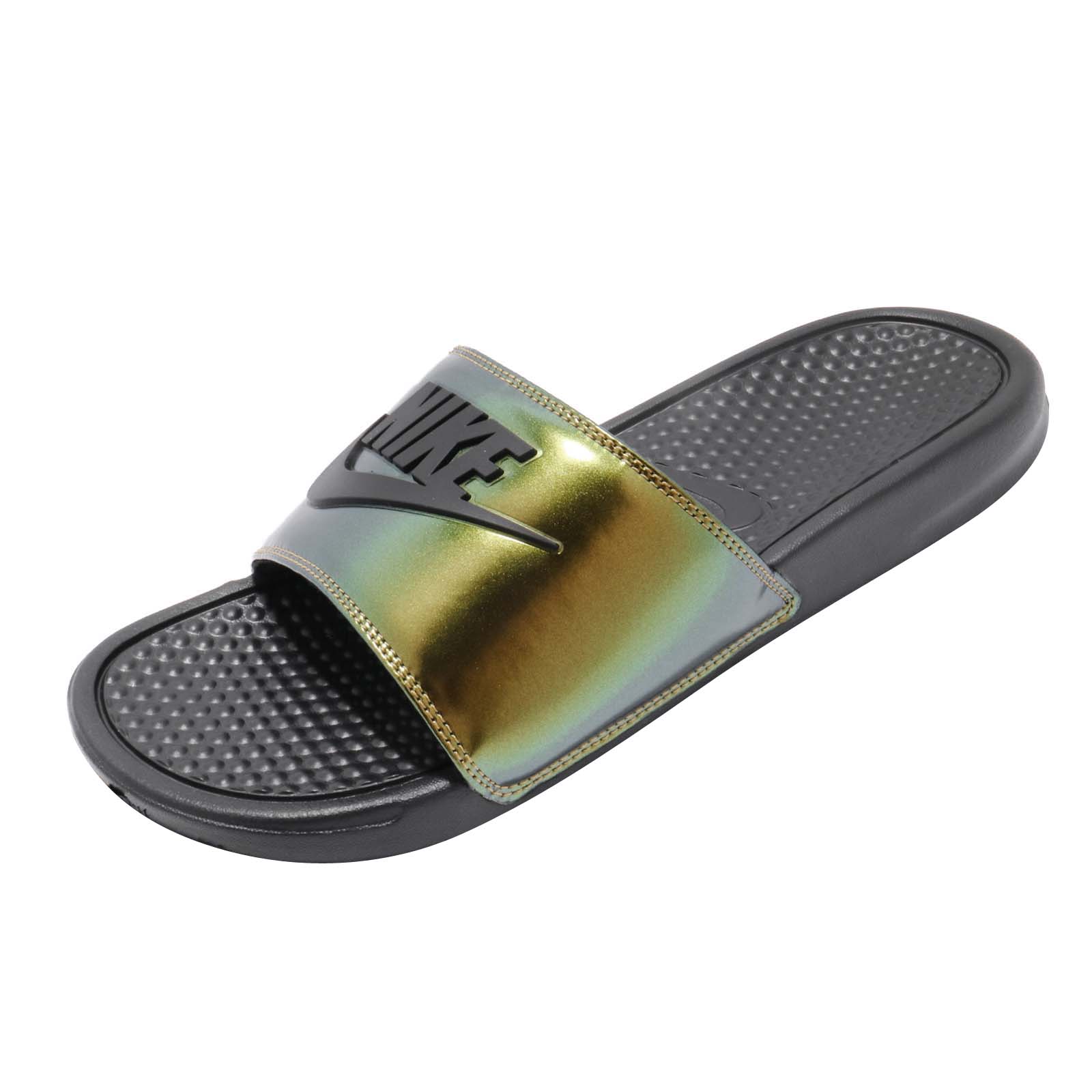 Nike Benassi JDI SE Black Electro Green