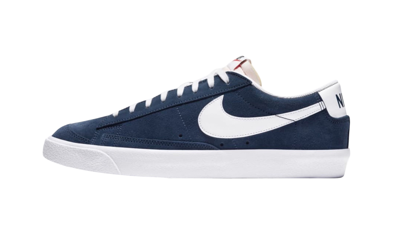 Nike Blazer Low 77 Suede Midnight Navy Feb 2021 DA7254 400 KicksOnFire