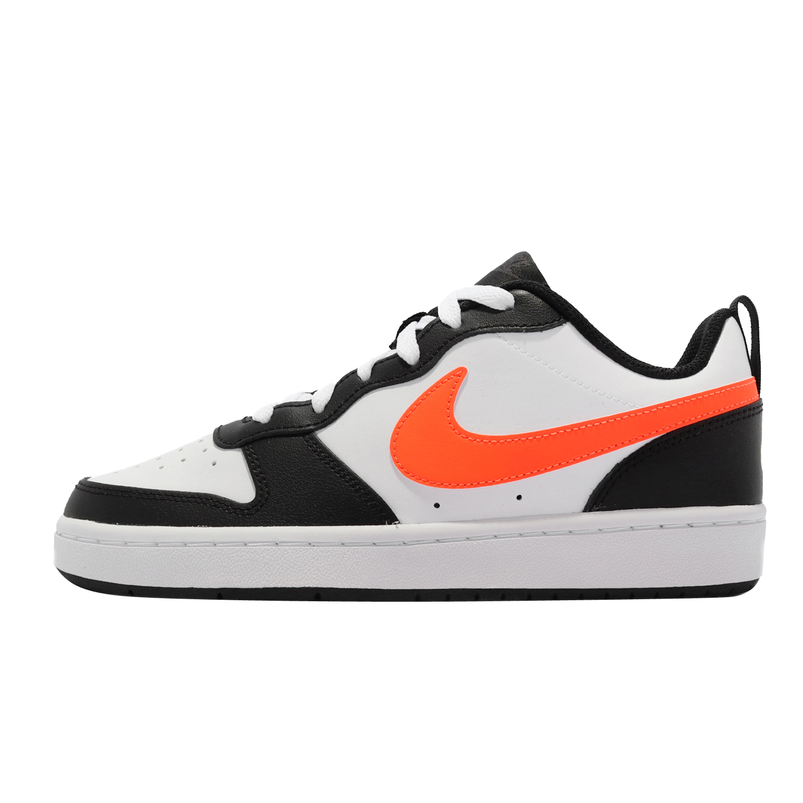 Nike Court Borough Low 2 GS White Total Orange