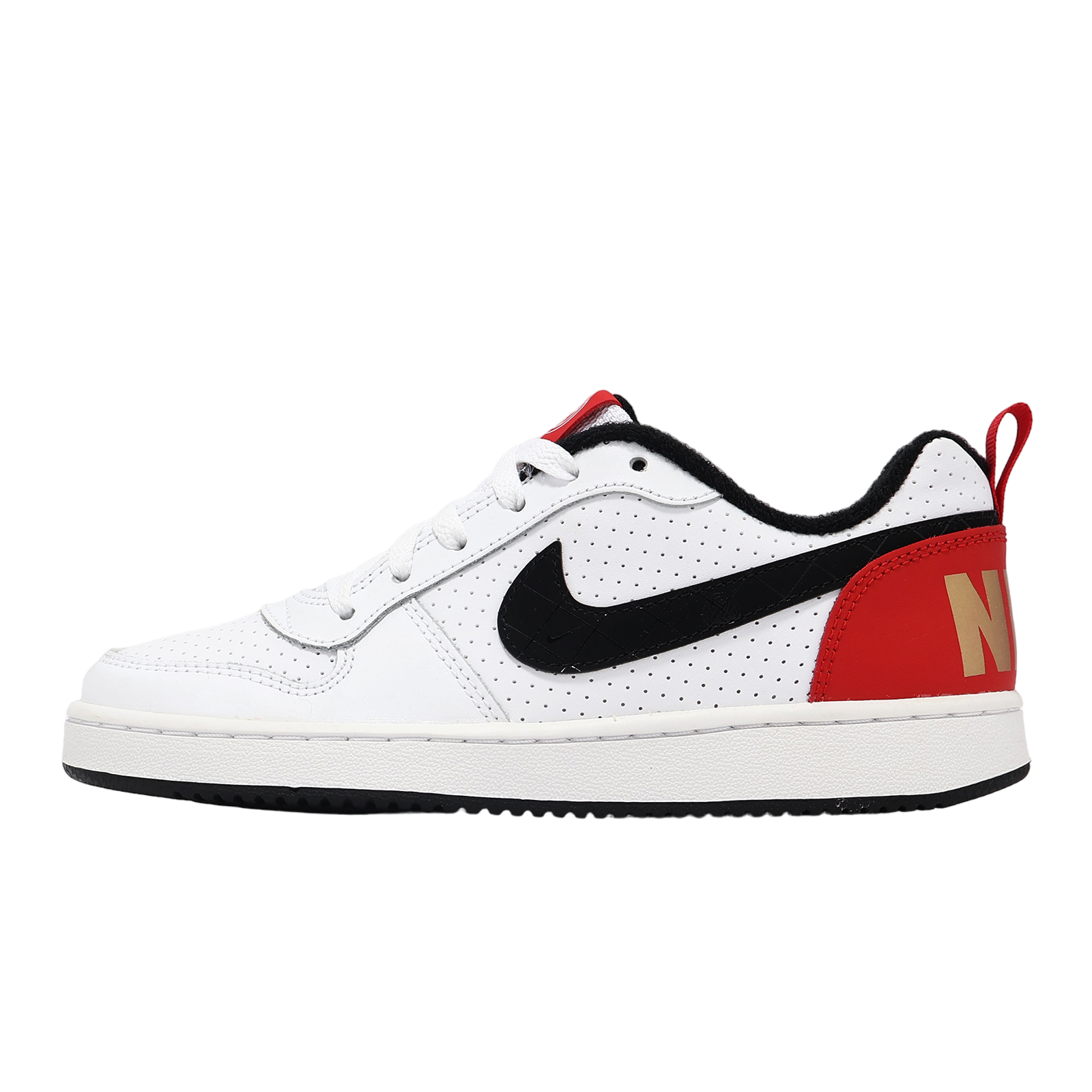 Nike Court Borough Low GS White / University Red