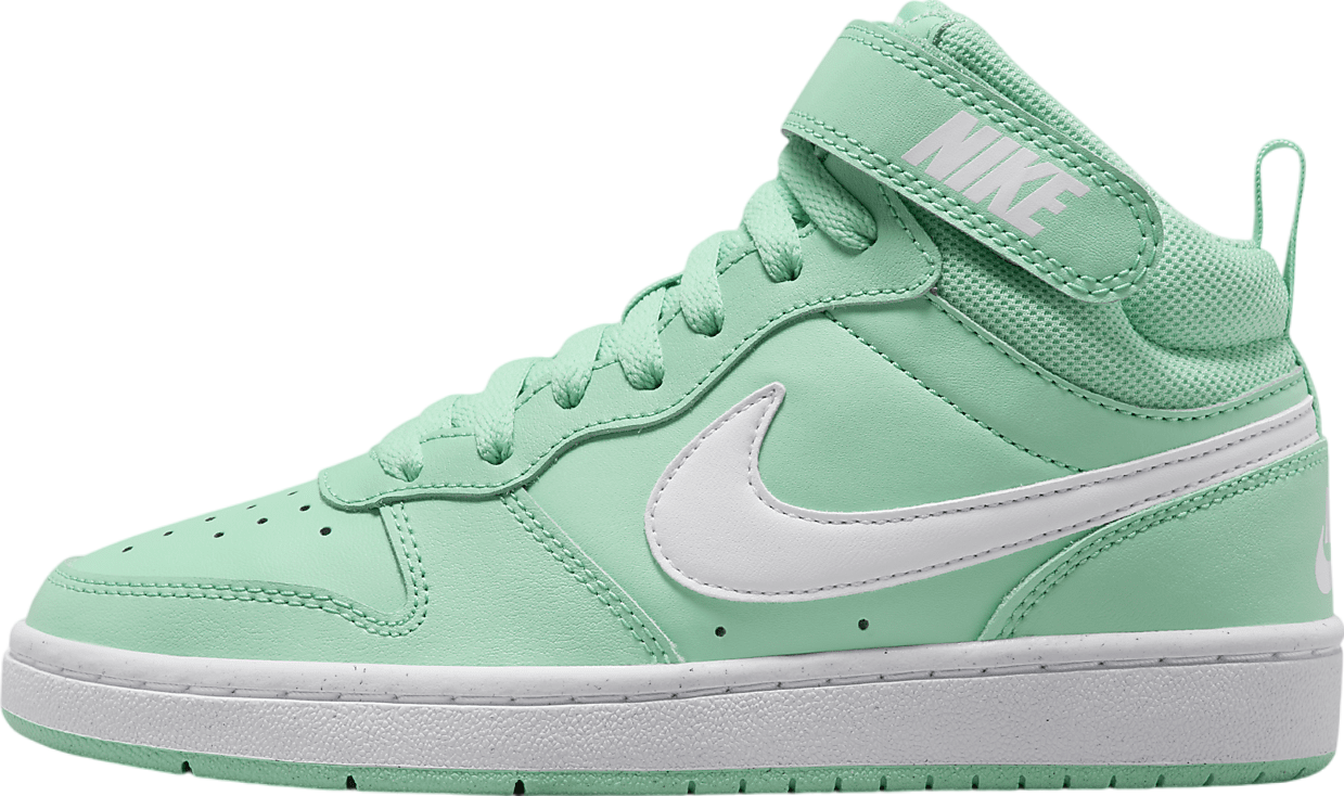 Nike Court Borough Mid 2 GS Emerald Rise / White