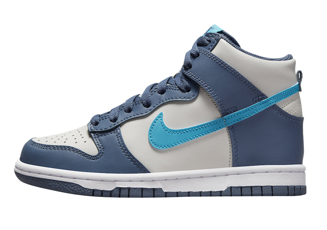 Nike Dunk High GS Light Bone Blue