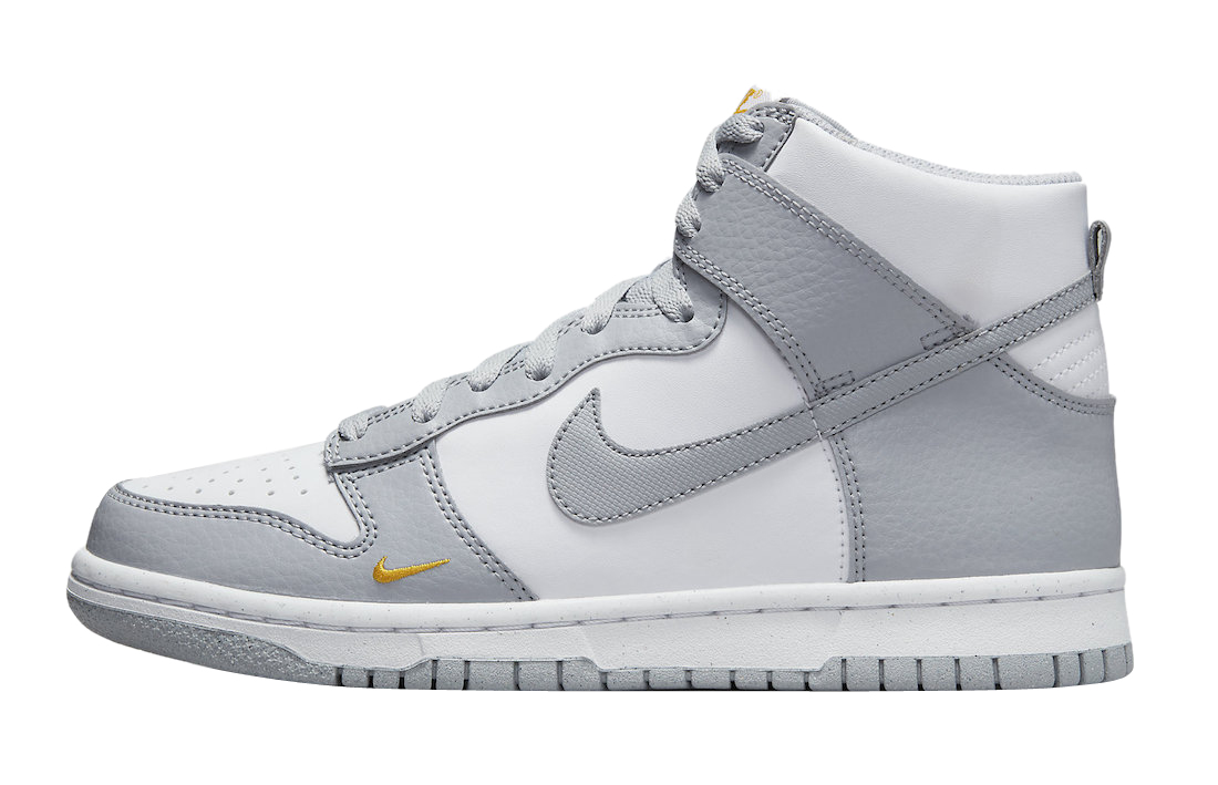 Nike Dunk High GS White Grey