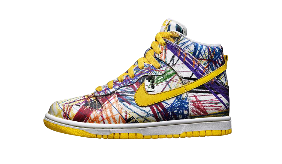 Nike Dunk High PRM GS "Scribble"