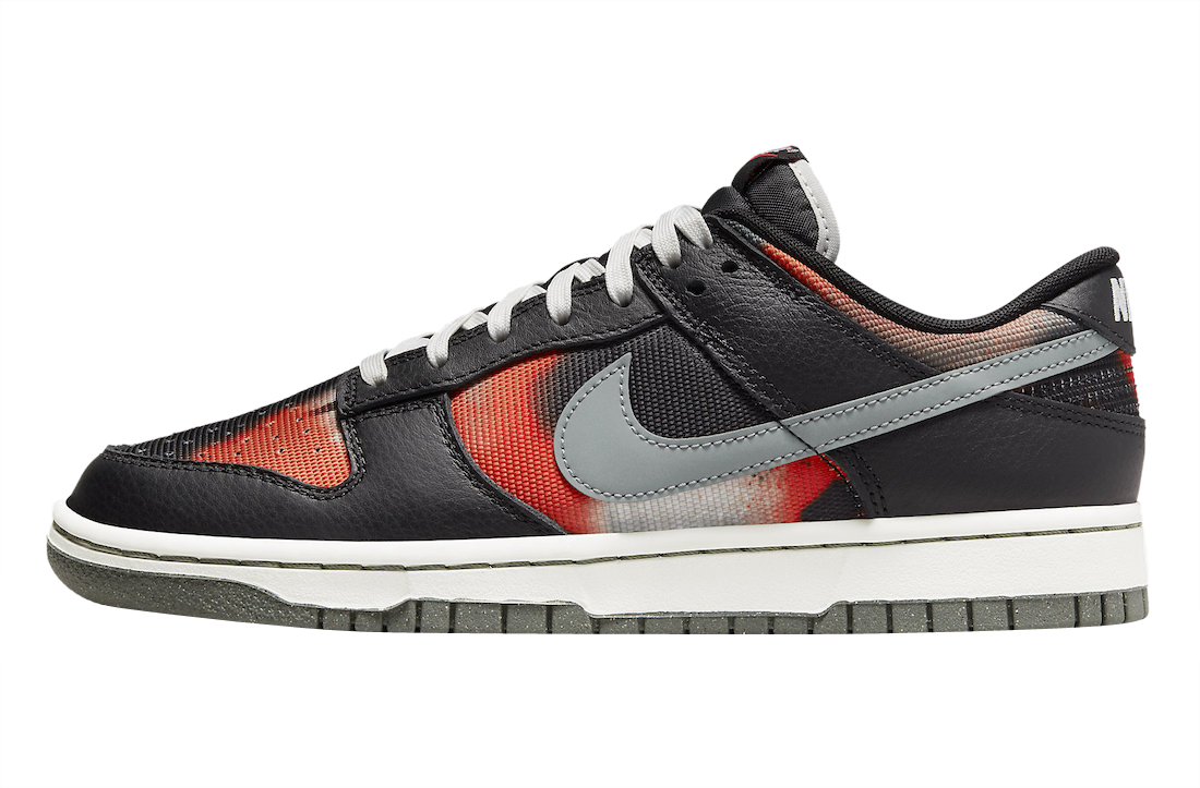 Nike Dunk Low Graffiti Black Red