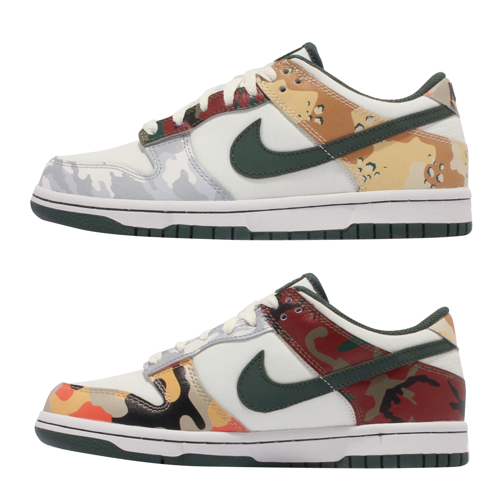 靴 Nike Dunk Low \"Sail Multi Camo\" Nike Dunk Low - 