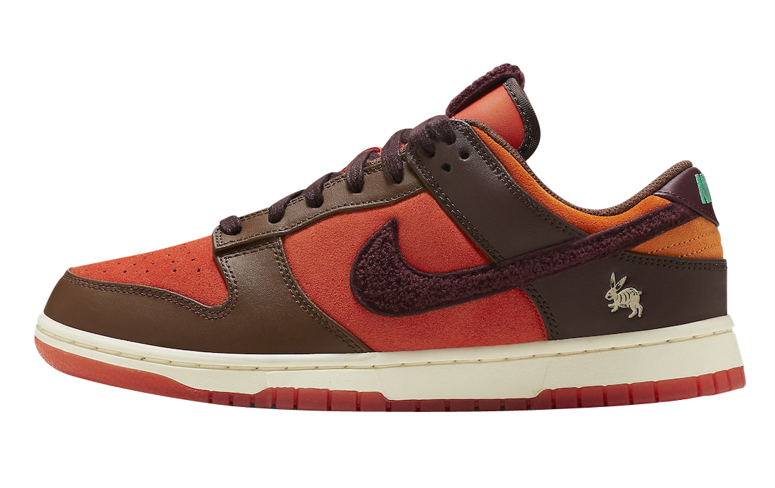 Nike Dunk Low Year of the Rabbit Brown - Feb 2023 - FD4203