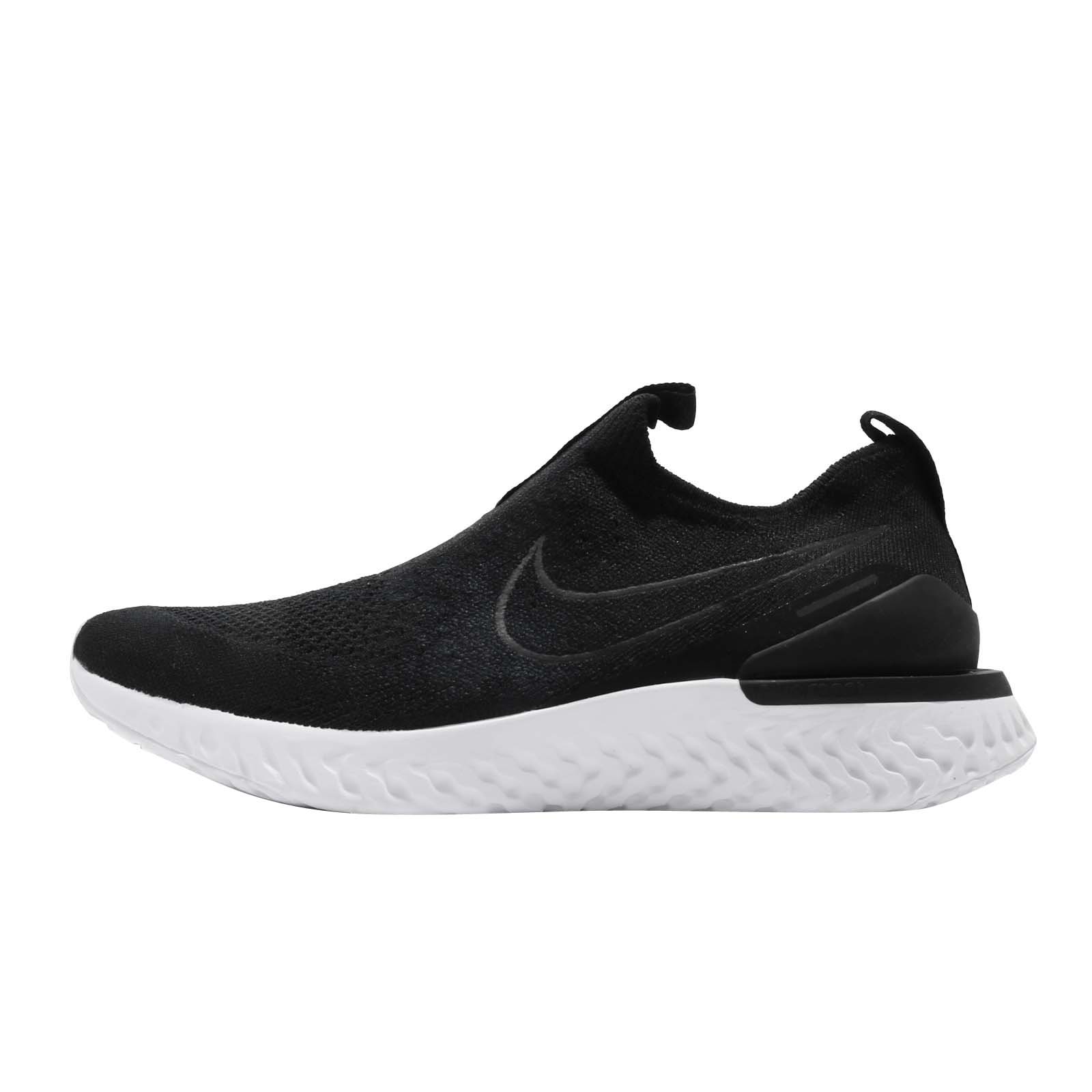 Nike Epic Phantom React Flyknit Black White