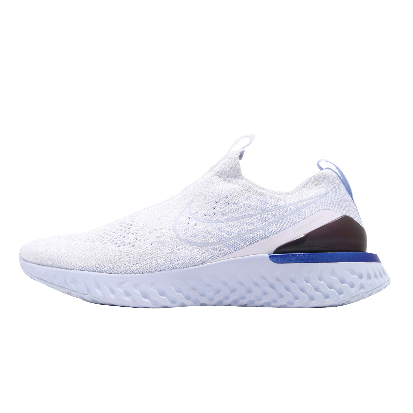 Nike Epic Phantom React Flyknit White Hydrogen Blue