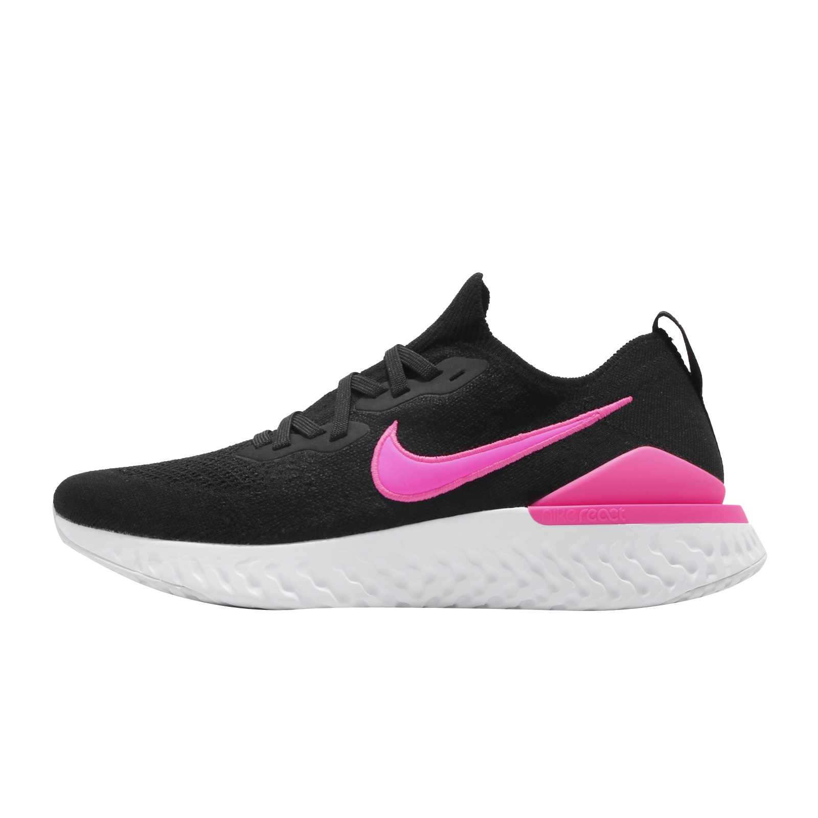 Nike Epic React Flyknit 2 Black Pink Blast