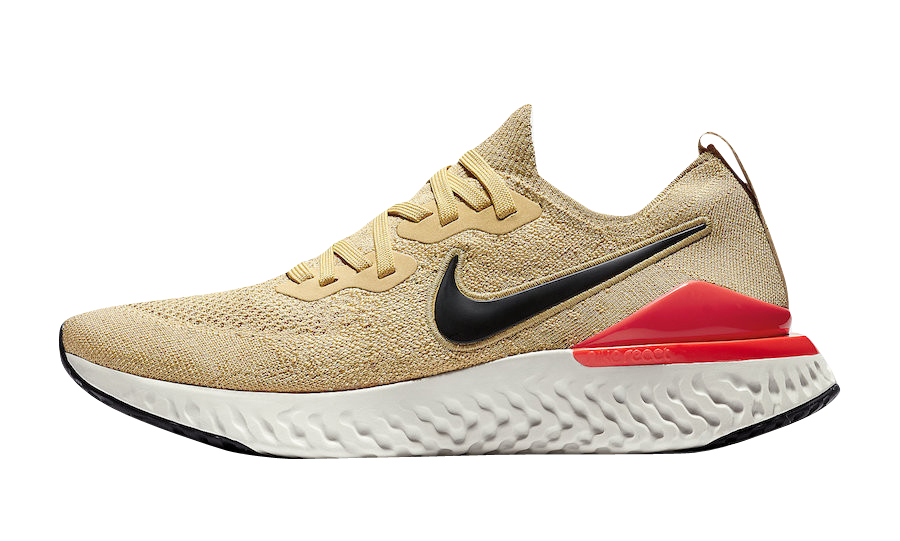 Nike Epic React Flyknit 2 Club Gold Jan 2019 BQ8928 700 KicksOnFire