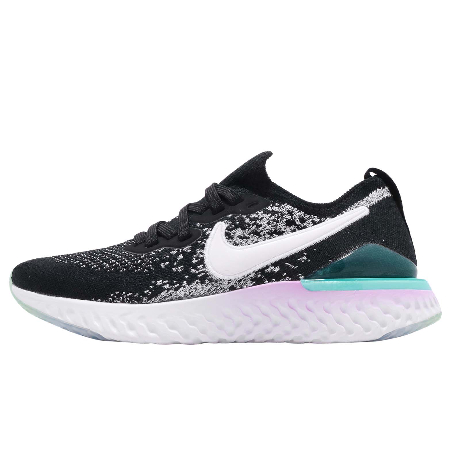 Nike Epic React Flyknit 2 GS Black White