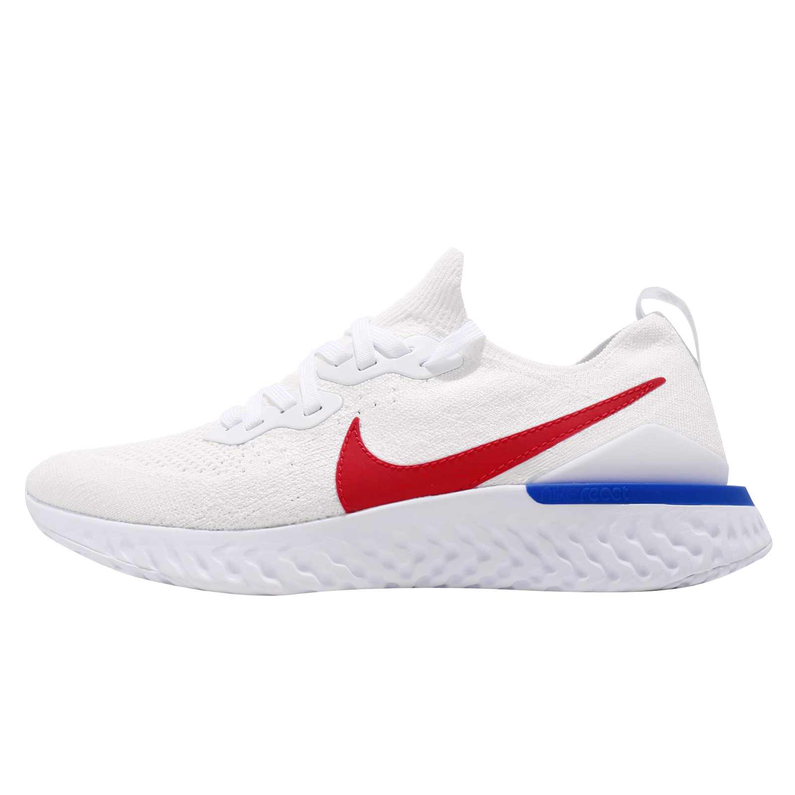 Nike Epic React Flyknit 2 White University Red