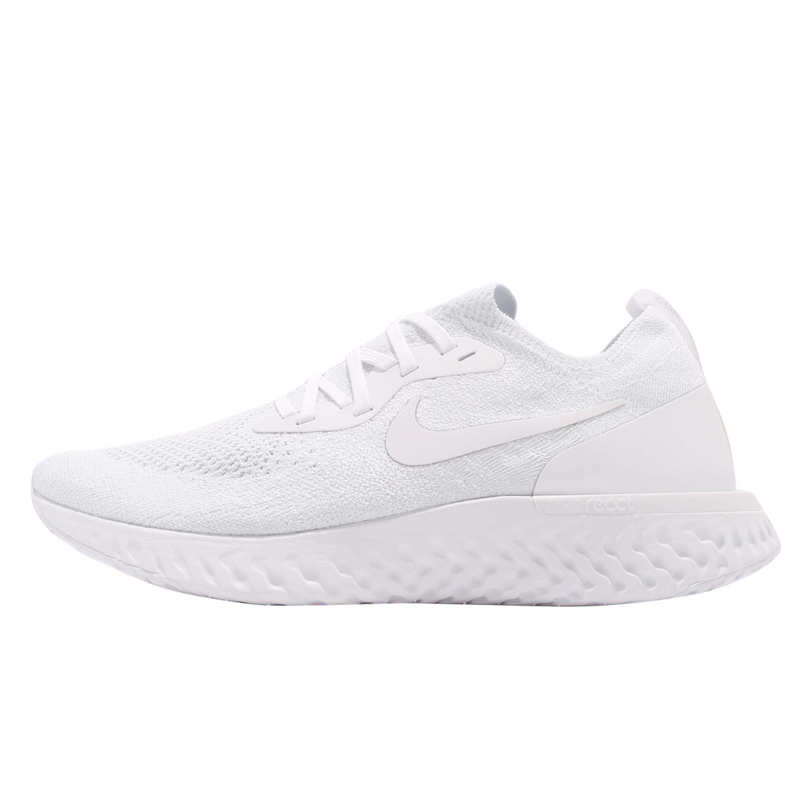 Nike Epic React Flyknit Triple White