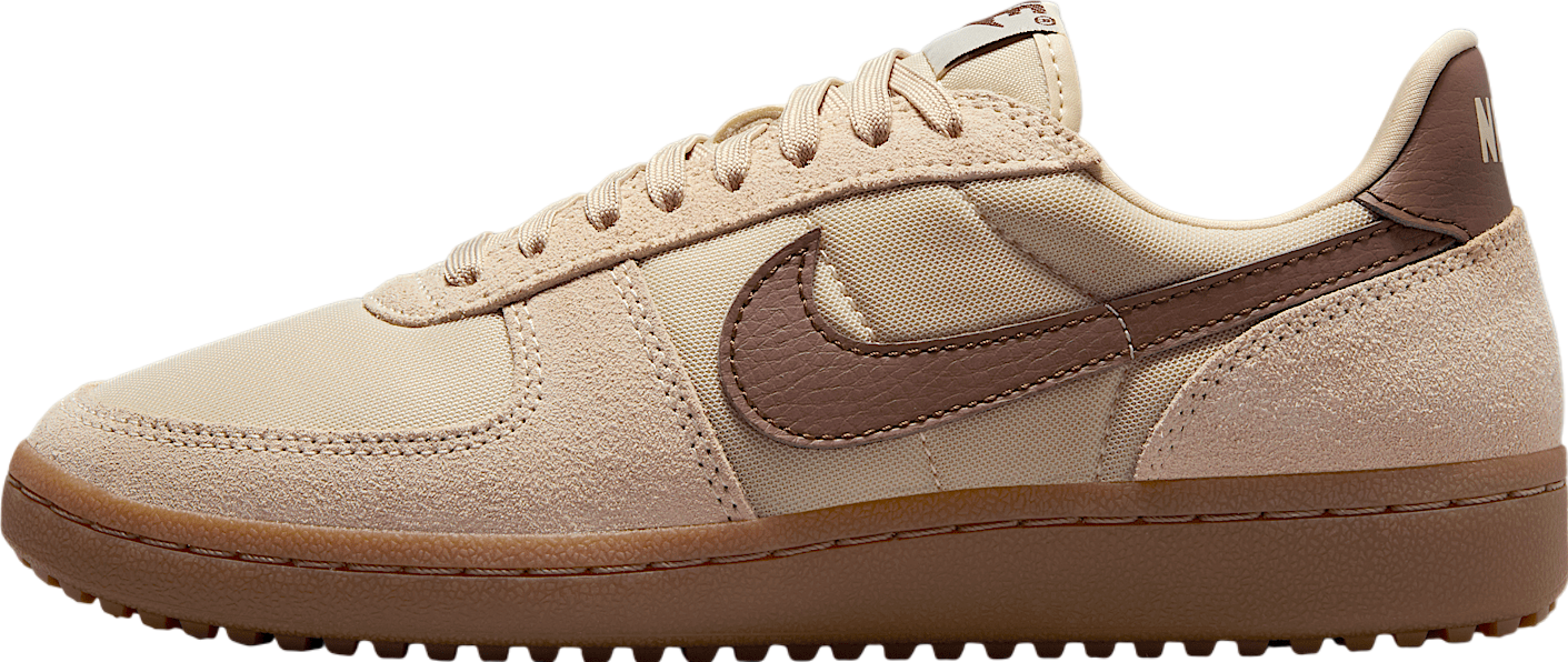 ★NIKE★ Field General W White Gum Dark Brown Goji Green FZ5 Nike FZ5593-103 Field General Womens Lifestyle Shoe - White
