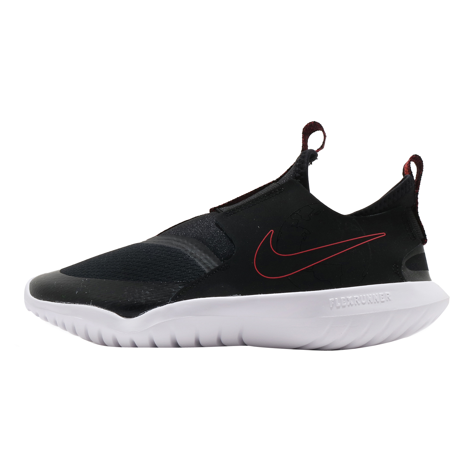 Nike Flex Runner SE GS Black White Bright Crimson