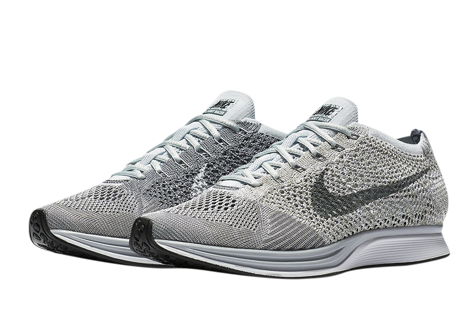 Nike Flyknit Racer - Pure Platinum