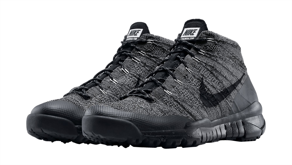 Nike Flyknit Trainer Chukka FSB Black Dark Grey Feb 2015 625009 003 KicksOnFire