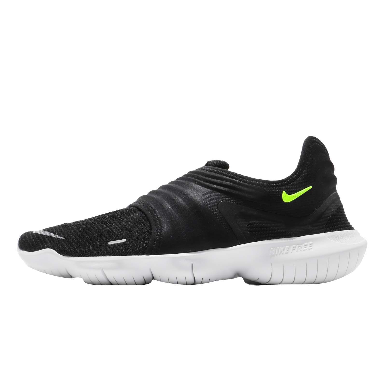 Nike Free RN Flyknit 3.0 Black Volt White