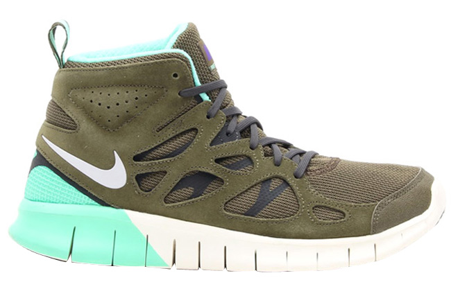 Nike Free Run 2 Sneakerboot - Medium Olive