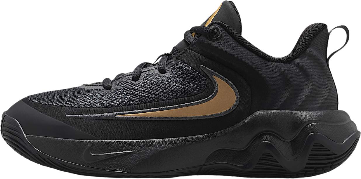 Nike Giannis Immortality 4 GS Black / Metallic Gold - Oct