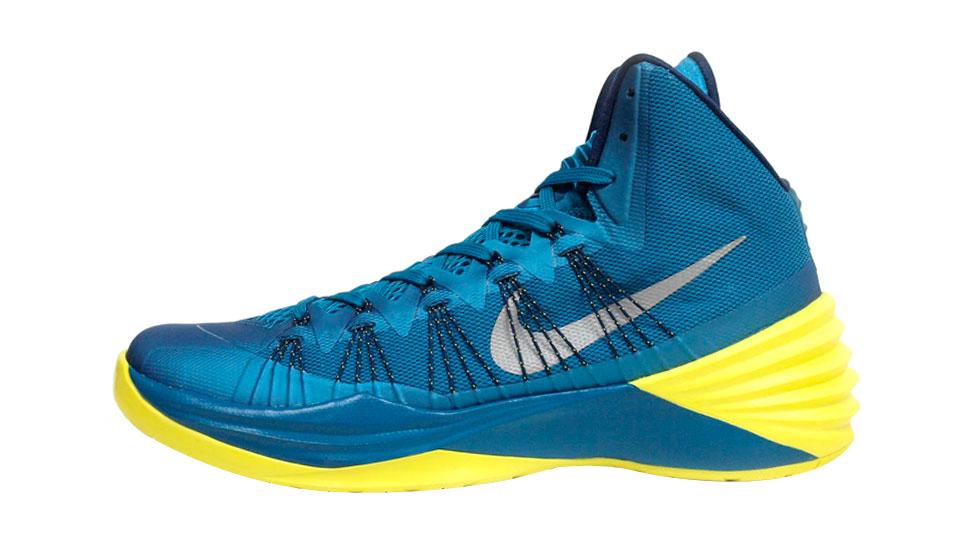 Nike Hyperdunk 2013 - Tropical Teal / Midnight Navy - Sonic Yellow