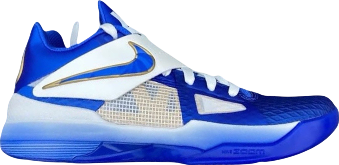 Nike KD 4 Royal White Gold