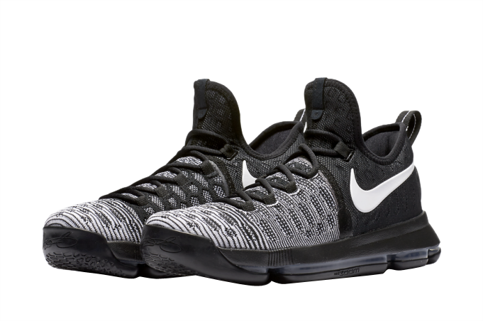 Nike KD 9 GS Black White