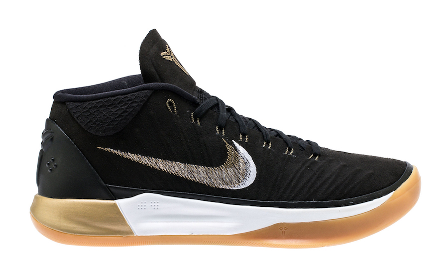 Nike Kobe AD Mid Black Gold Gum