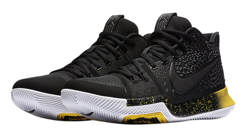 Nike Kyrie 3 Black Yellow May 2017 852395 901 KicksOnFire