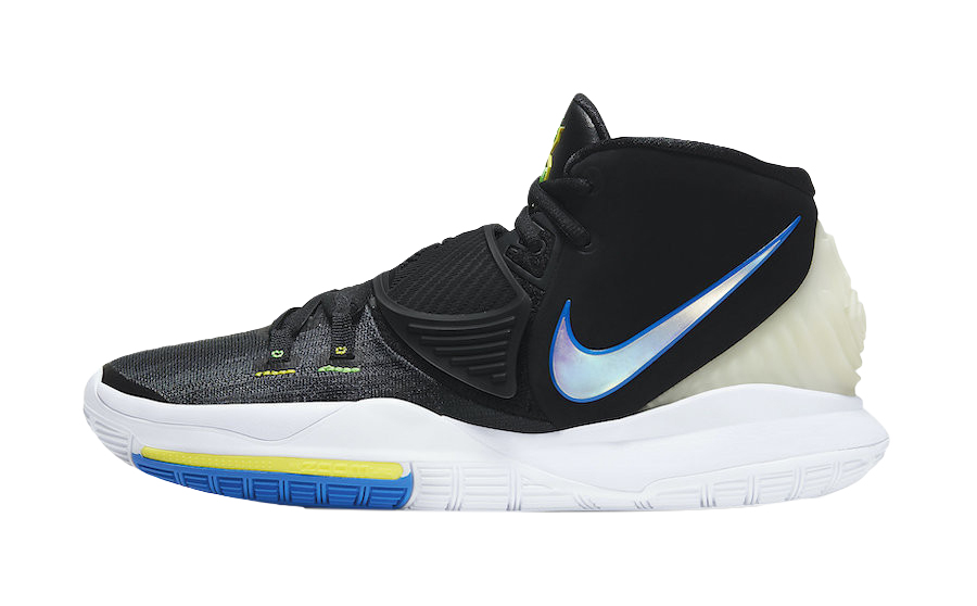Nike Kyrie 6 Black Dynamic Yellow - Apr 2020 - BQ4630-004
