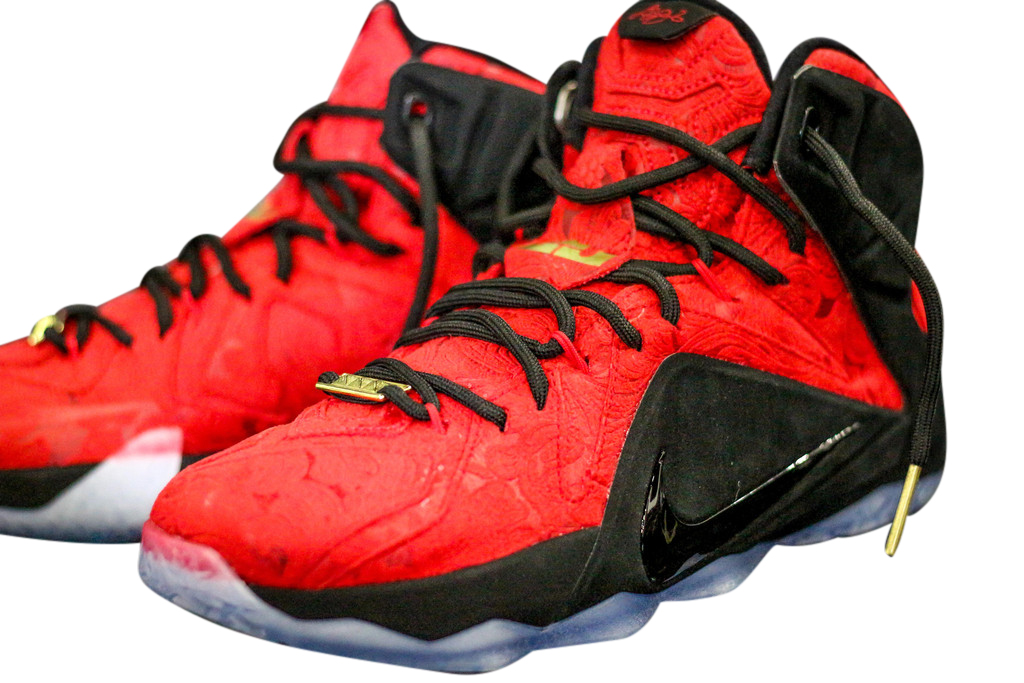 Nike LeBron 12 EXT - Red Paisley