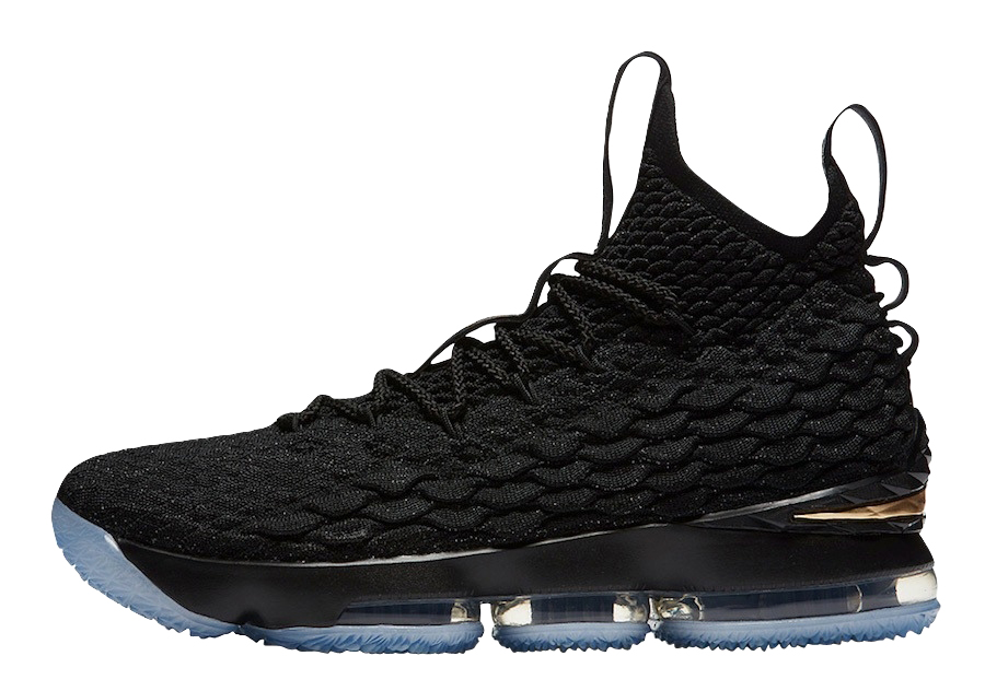 Nike LeBron 15 Black Metallic Gold