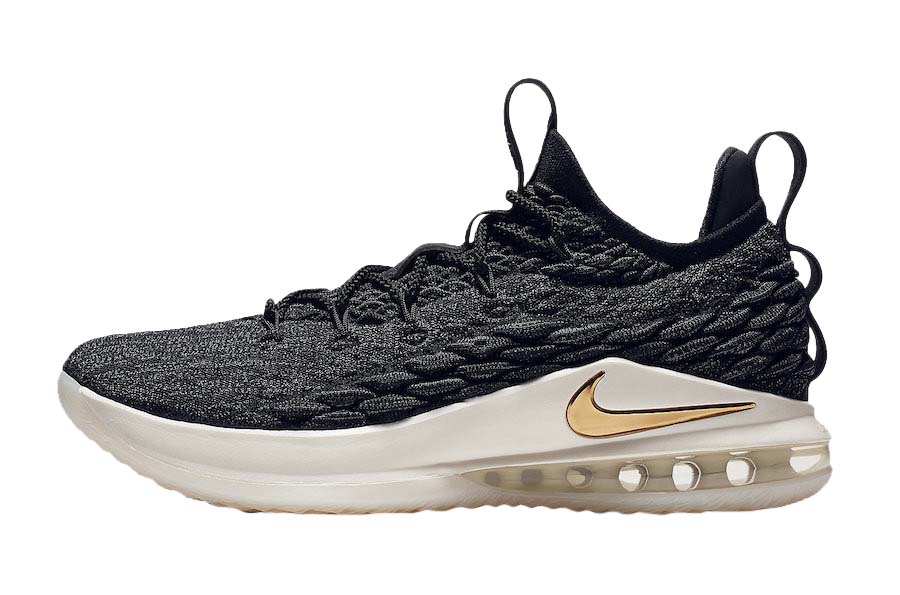 Nike LeBron 15 Low Black Metallic Gold