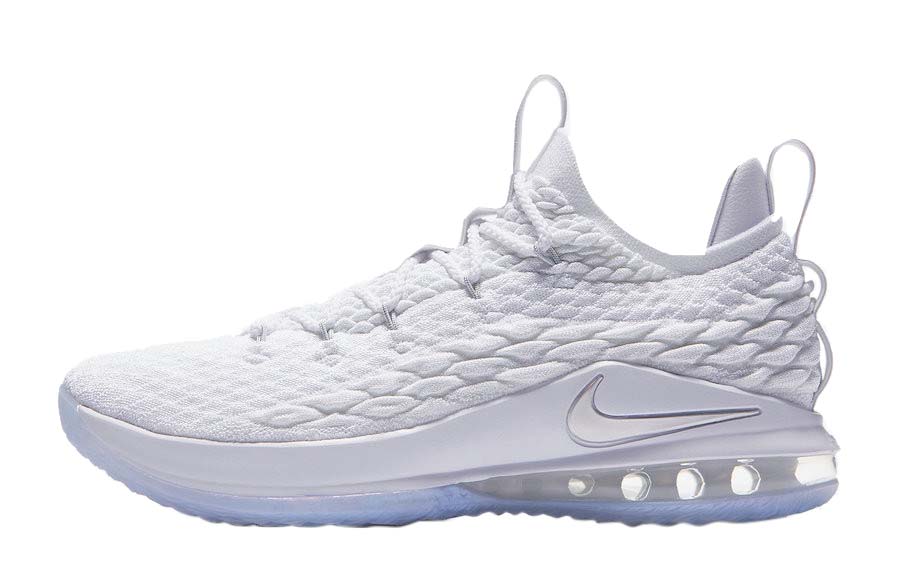 Nike LeBron 15 Low White Metallic