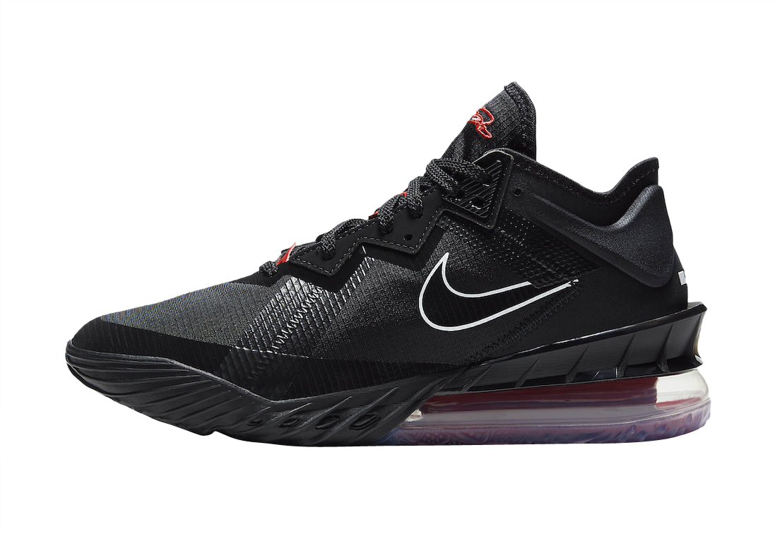 Nike LeBron 18 Low Black University Red